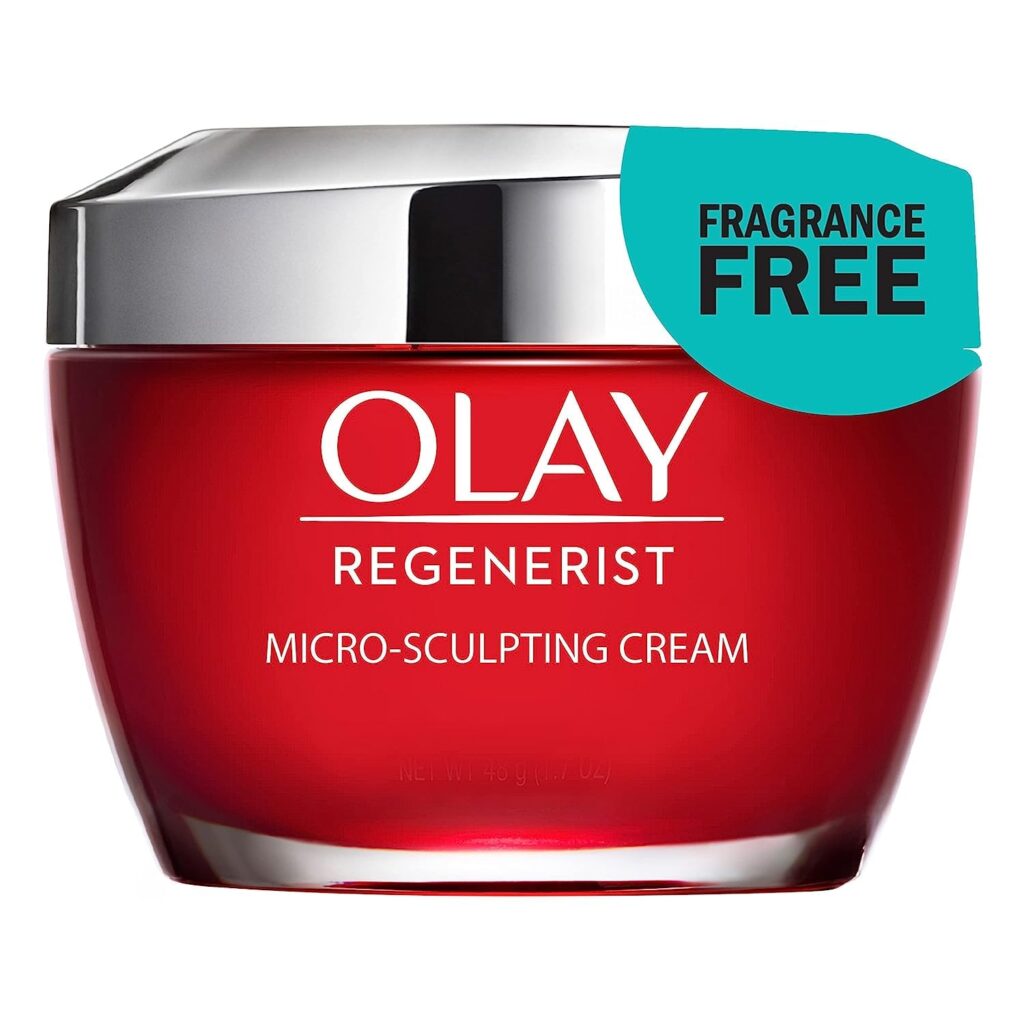 Olay Regenerist Micro-Sculpting Cream Face Moisturizer with Hyaluronic Acid & Niacinamide