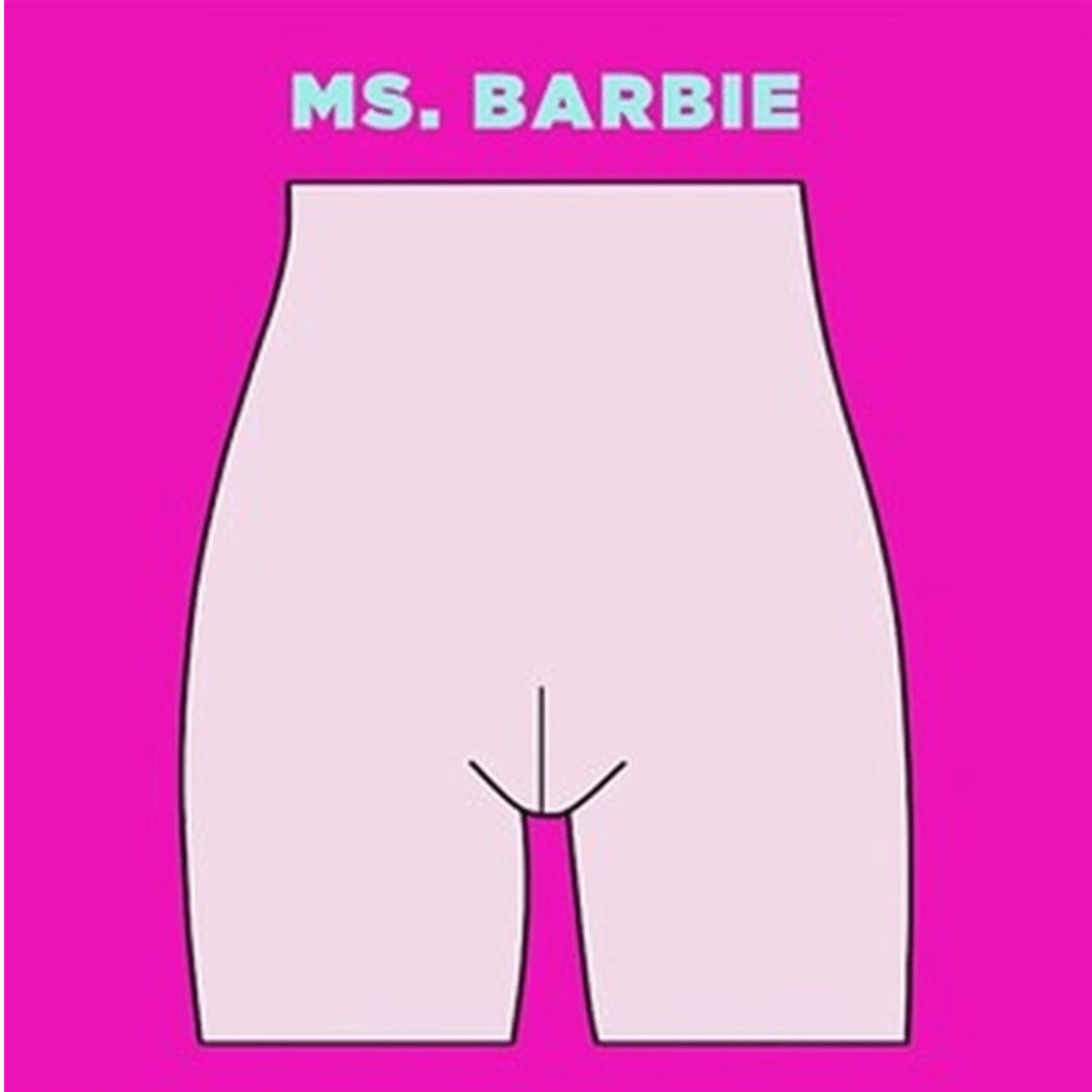 MS Barbie Vagina in the list of the top ten types of vaginas